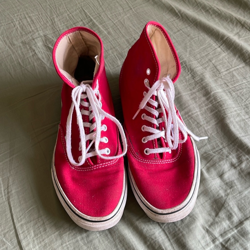 Red HighTop Vans